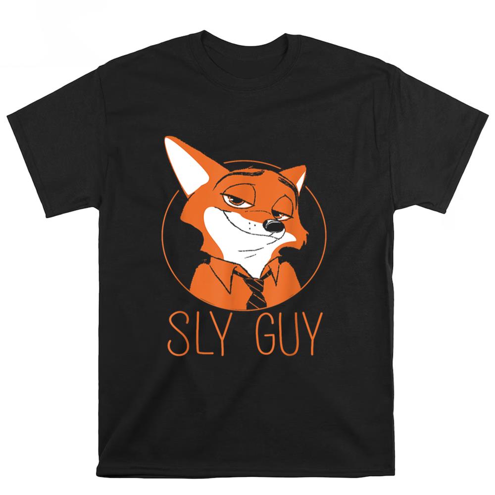 Disney Zootopia Nick Wilde Sly Guy Fox T Shirt
