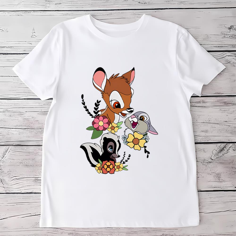 Friendship Bambi Disney Cartoon T-Shirt