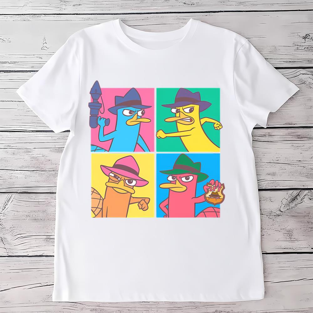 Funny Disney Phineas And Ferb Agent P Pop Box Up Shirt