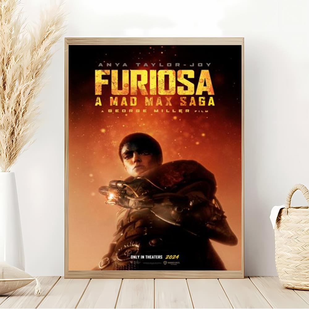 Furiosa A Mad Max Saga 2024 Decorations Poster Canvas