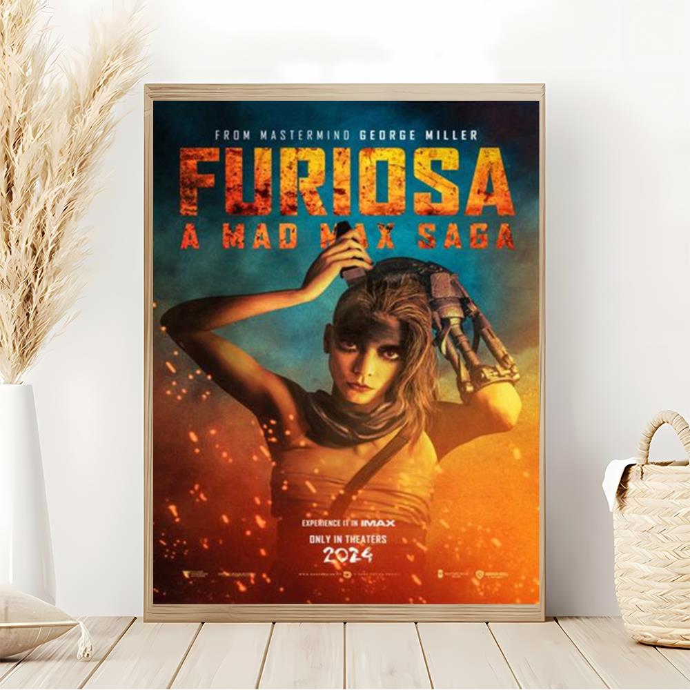 Furiosa A Mad Max Saga 2024 Movie Poster Best Print Art