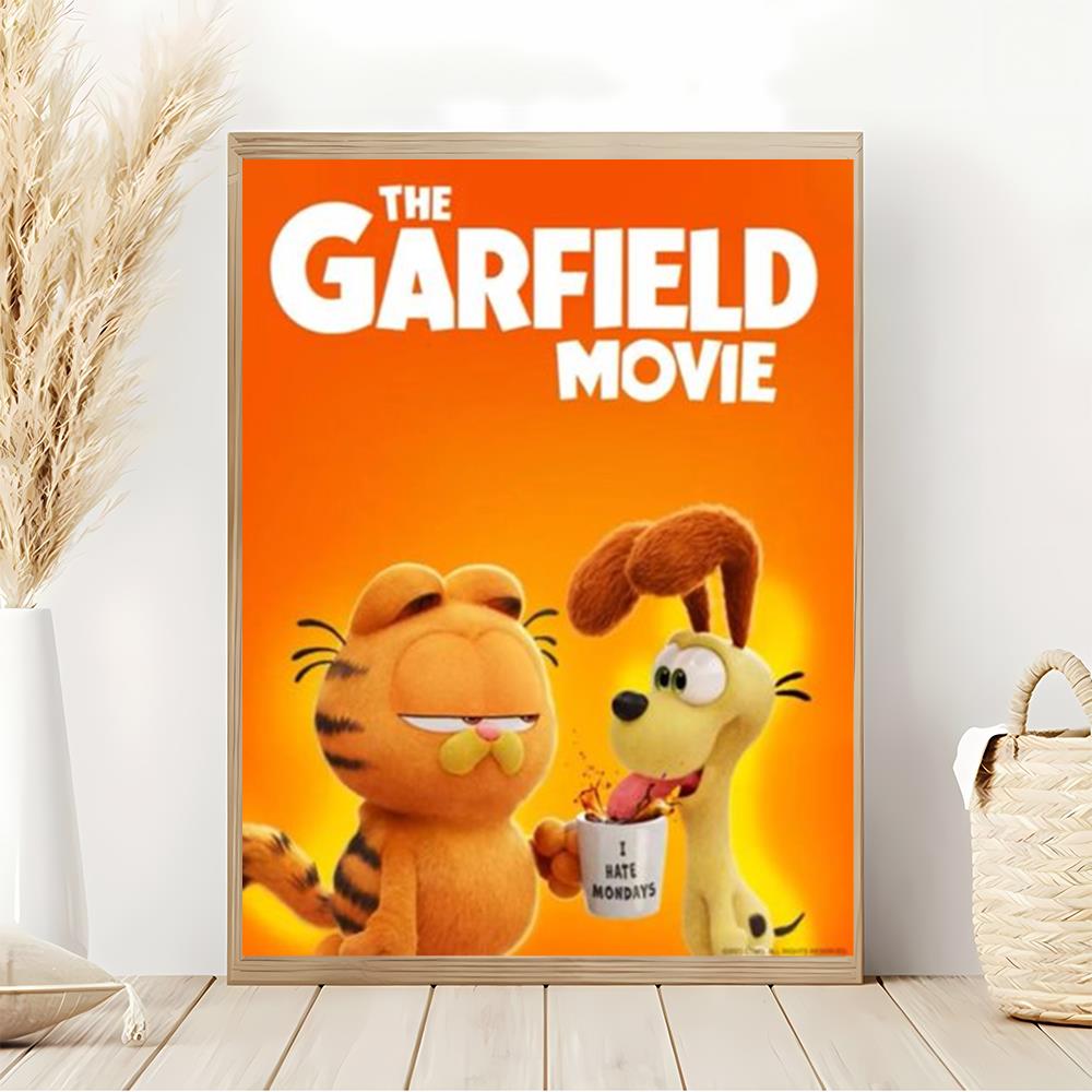 Garfield The Movie 2024 First Look New Poster Home Decor Canvas