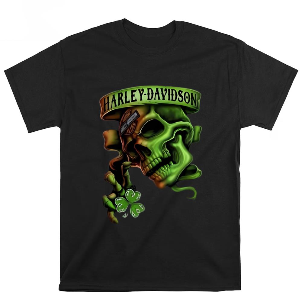 Good Skull Motor Harley Davidson Cycles St Patrick’s Day Shirt