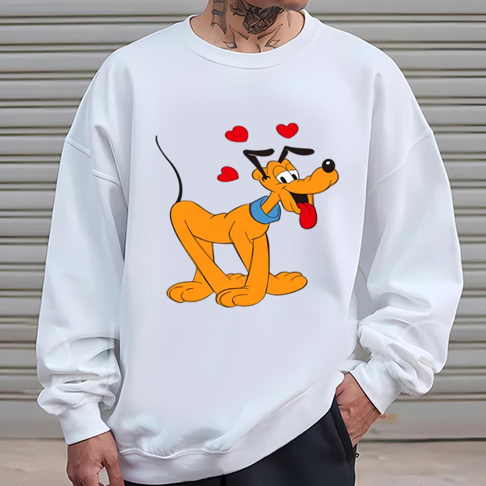 Heart Pluto Disney T Shirt