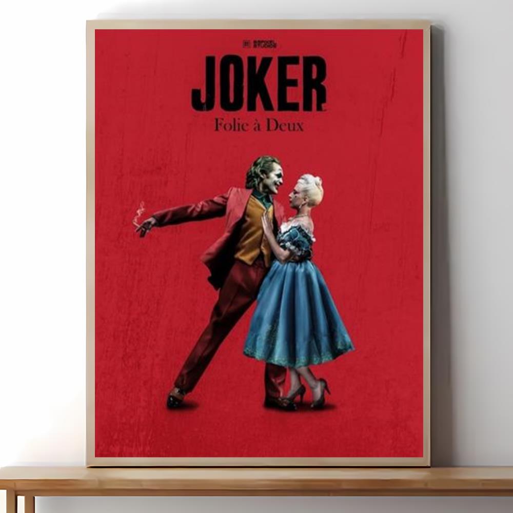 Joker Folie A Deux Movie Poster Art Print Wall