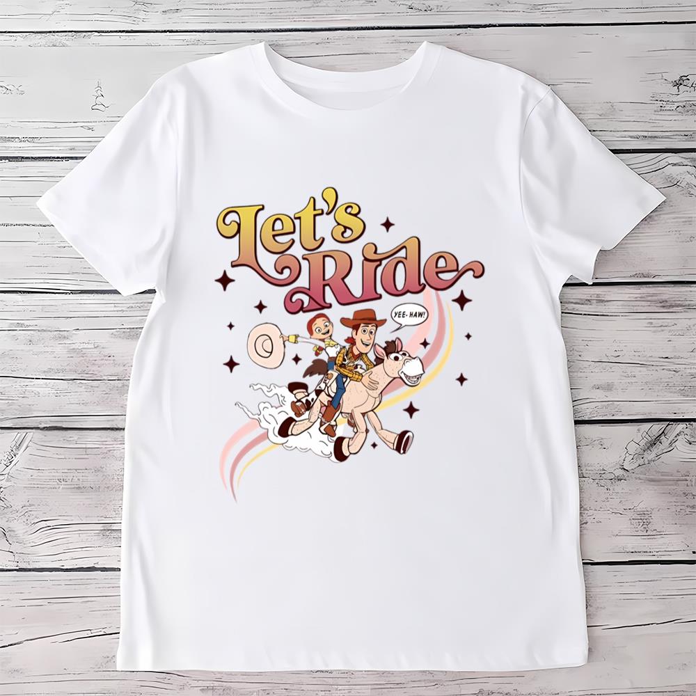 Let’s Ride Toy Story Shirt, Disney Toy Story Couple Shirt