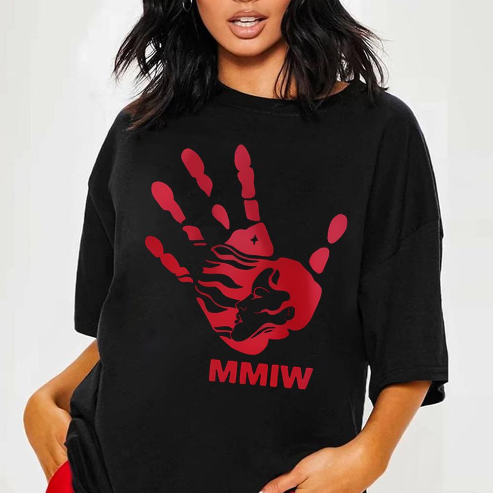 MMIW Red Hand Shirt, Missing And Murdered Women Awareness Shirt