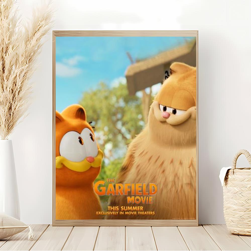 New Poster For The Garfield Movie Summer 2024 Exclusively In Movie Theaters Home Decor Poster