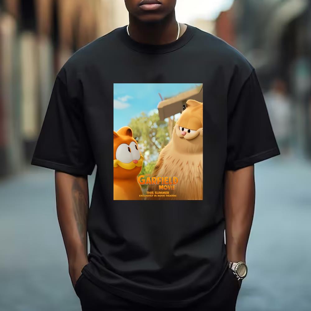 New Poster For The Garfield Movie Summer 2024 Exclusively In Movie Theaters Poster T-Shirt