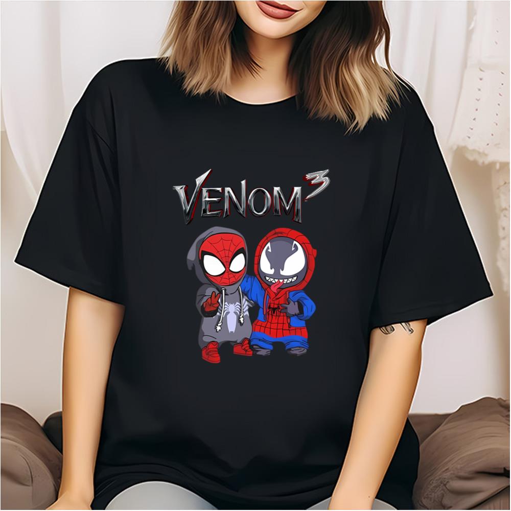 Official Baby Spiderman And Venom 3 Shirt