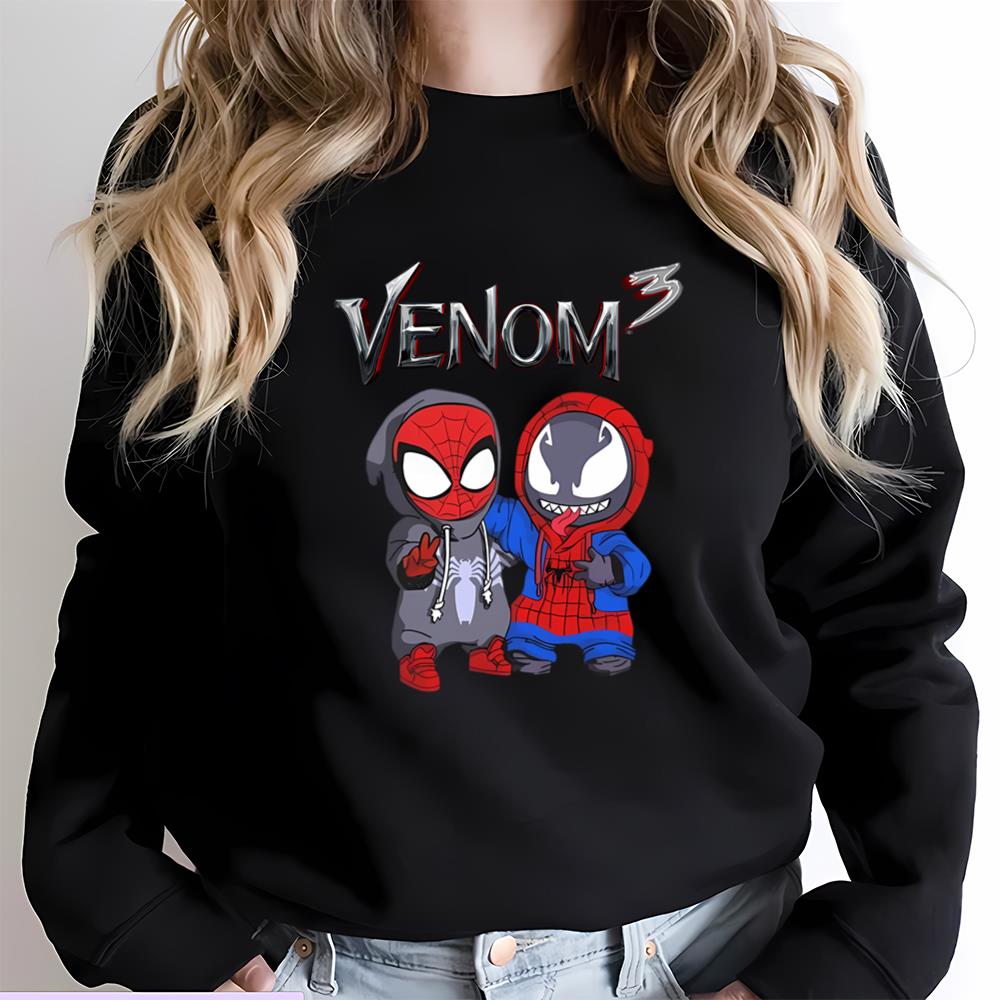 Official Baby Spiderman And Venom 3 Shirt