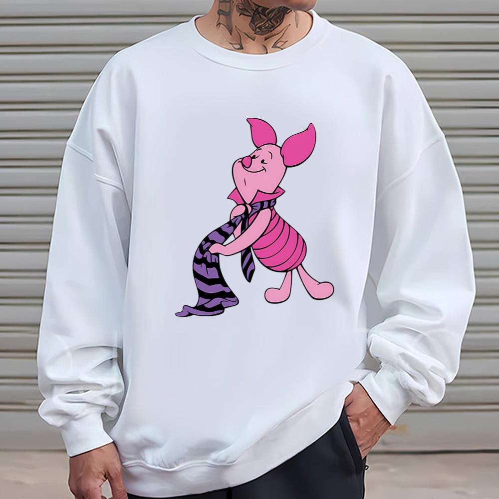 Piglet In A Scarf Winnie The Pooh T Shirt