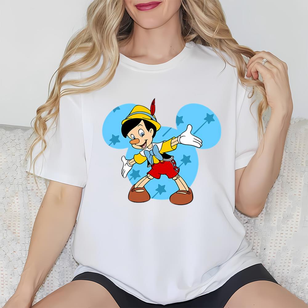 Pinocchio Mickey Ears Shirt, Disney Pinocchio Shirt