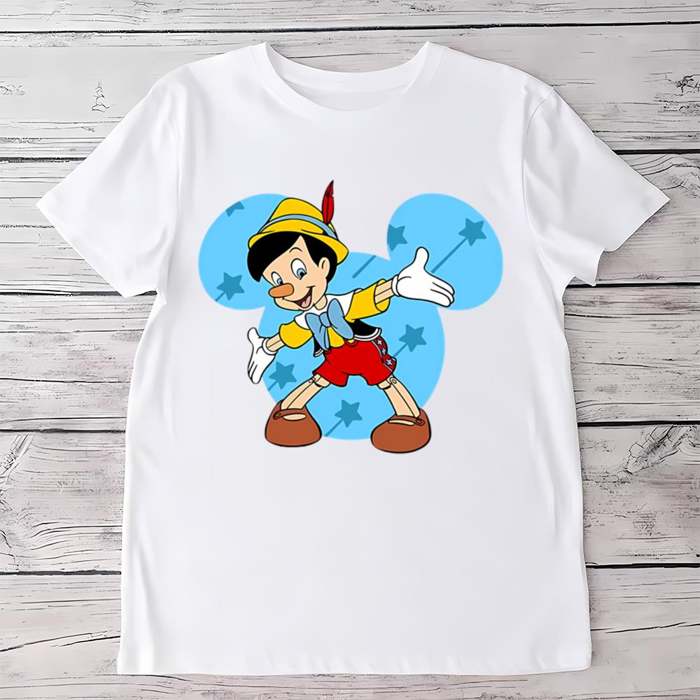 Pinocchio Mickey Ears Shirt, Disney Pinocchio Shirt