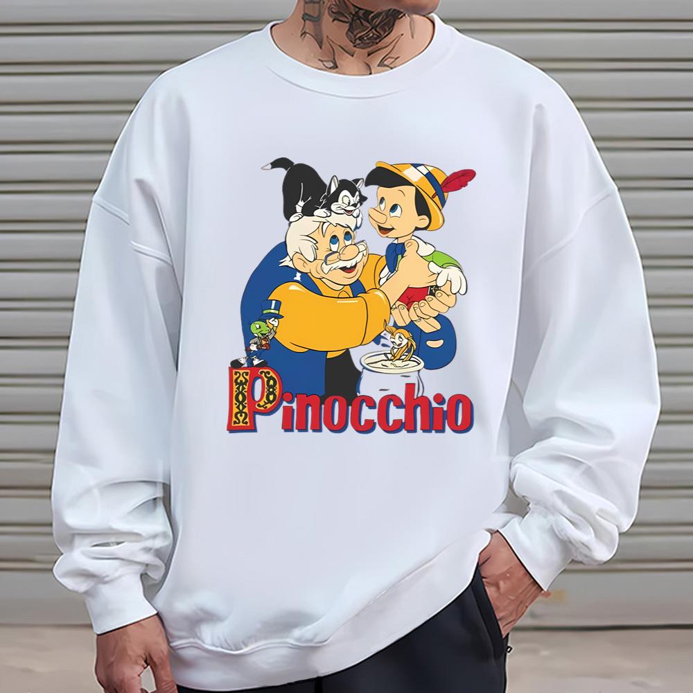 Pinocchio Vintage Movie Characters Group Shirt