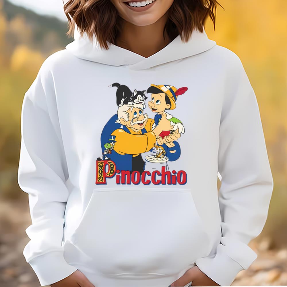 Pinocchio Vintage Movie Characters Group Shirt
