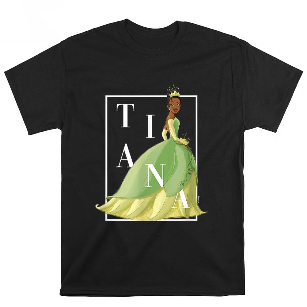 Princess And The Frog Tiana Box Outline T-Shirt