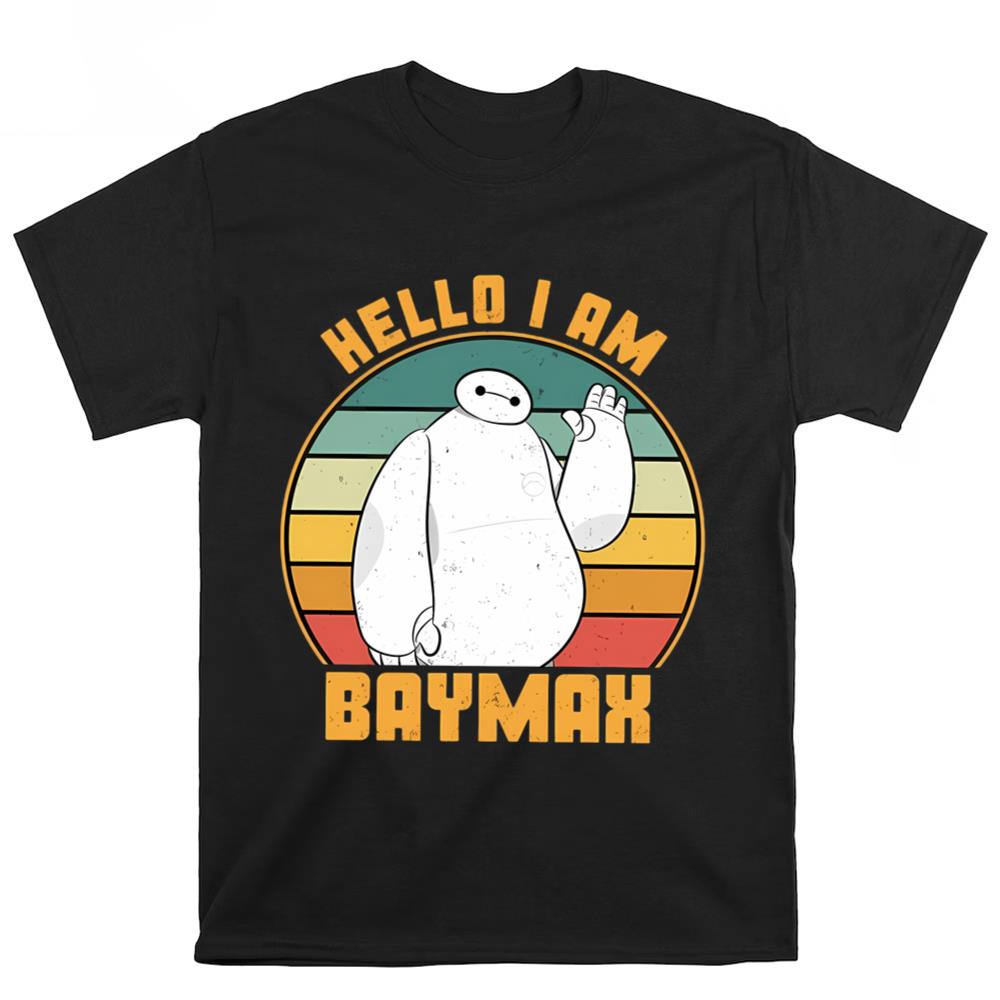Retro Big Hero Hello I Am Baymax Shirt