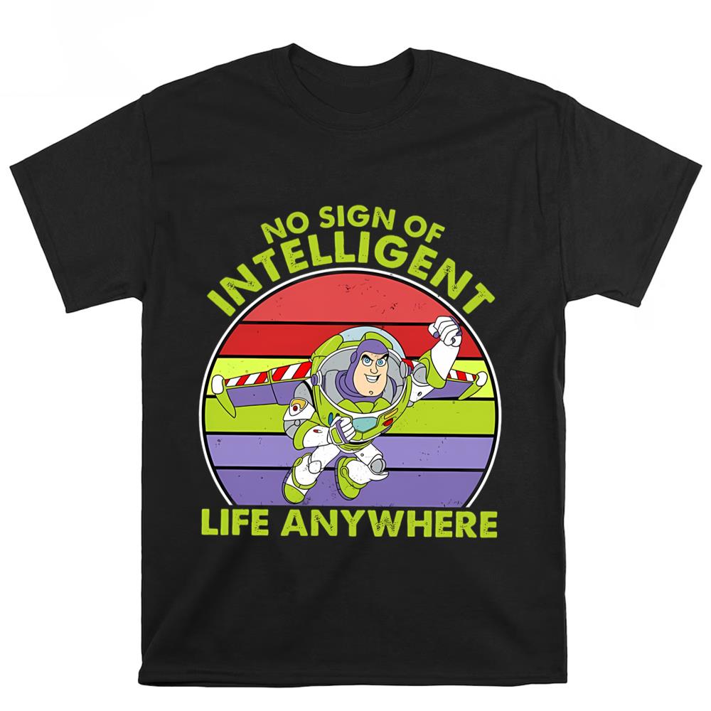 Retro Buzz Lightyear No Sign Of Intelligent Shirt
