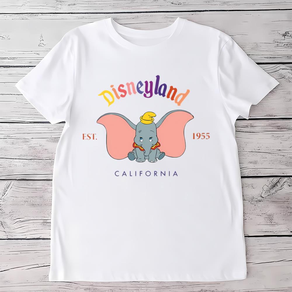 Retro Dumbo Disneyland Est 1955 T Shirt