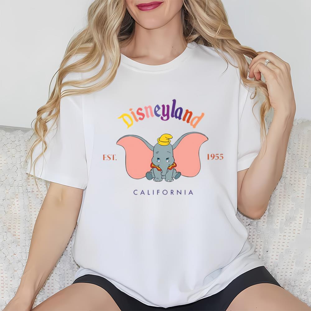 Retro Dumbo Disneyland Est 1955 T Shirt