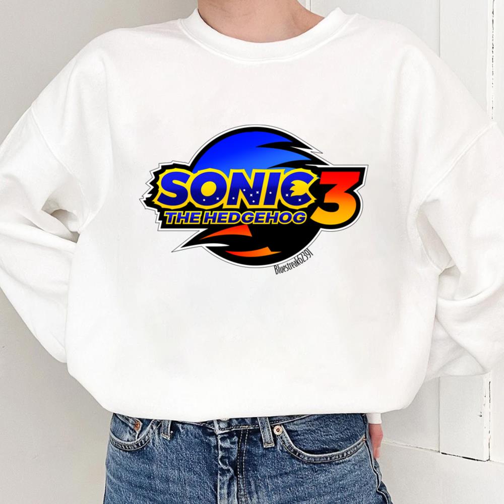 Sonic The Hedgehog 3 Logo For Movie Fans Shirt