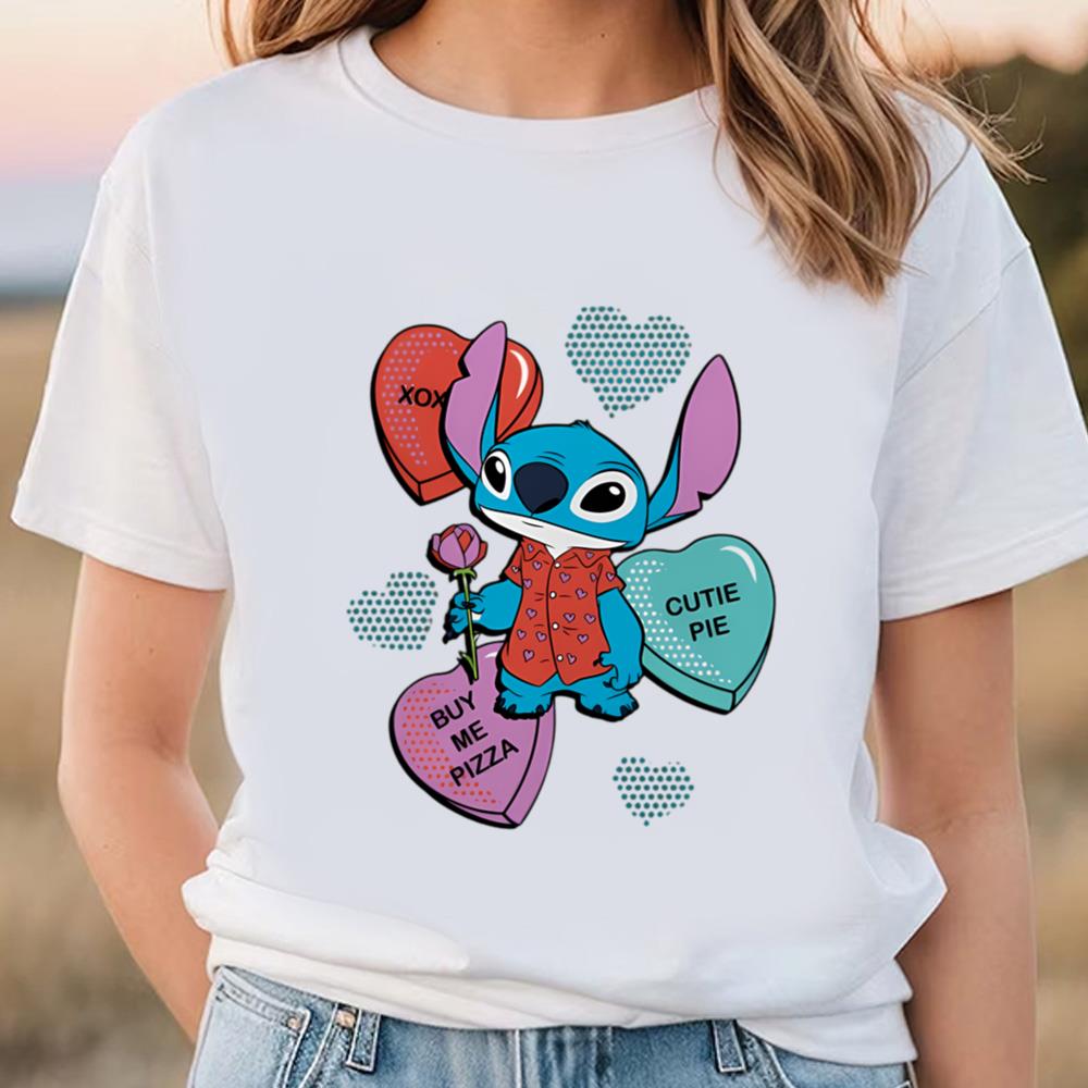 Stitch Candy Hearts T-Shirt
