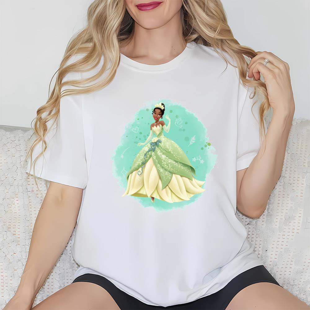 T Shirt Princess Tiana Watercolour T Shirt