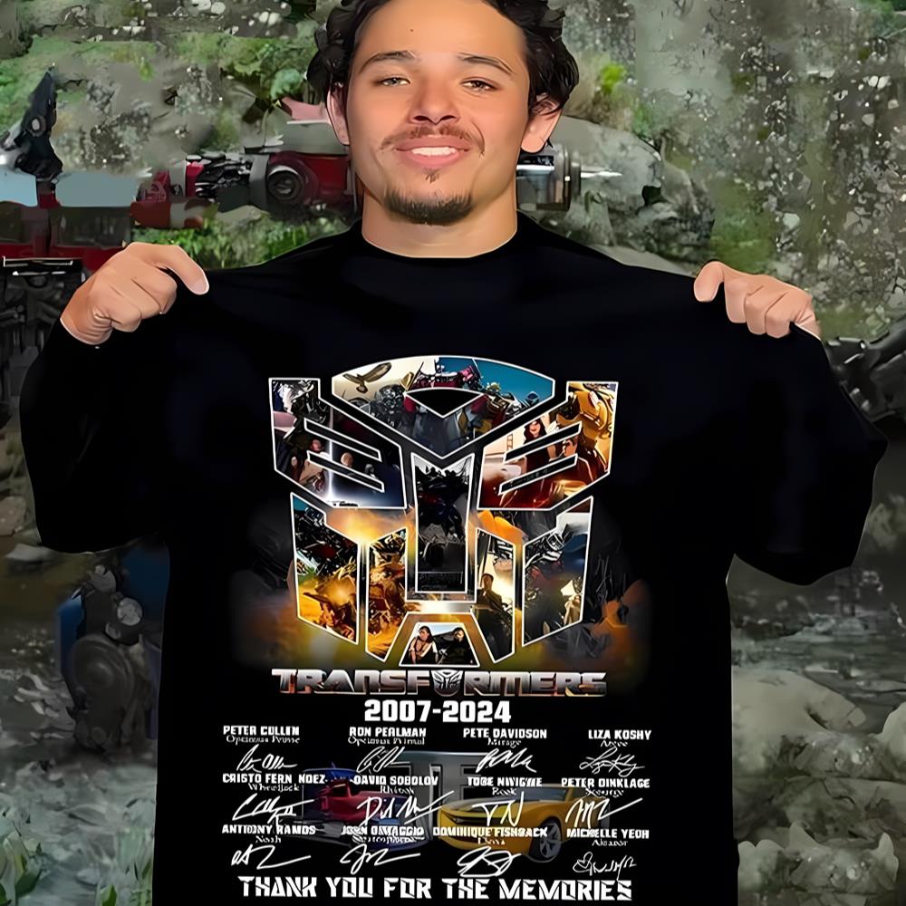Thank You For The Memories Transformers 2007-2024 T-Shirt