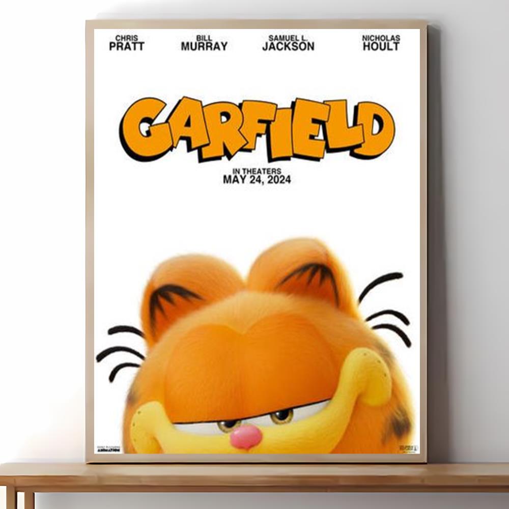 The Garfield Movie Poster Art Print Wall