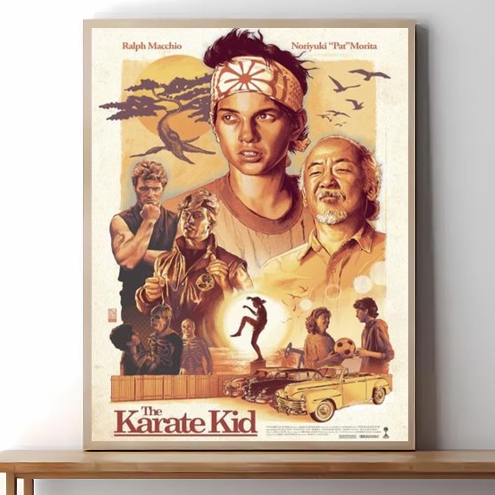 The Karate Kid Poster Canvas Wall Art