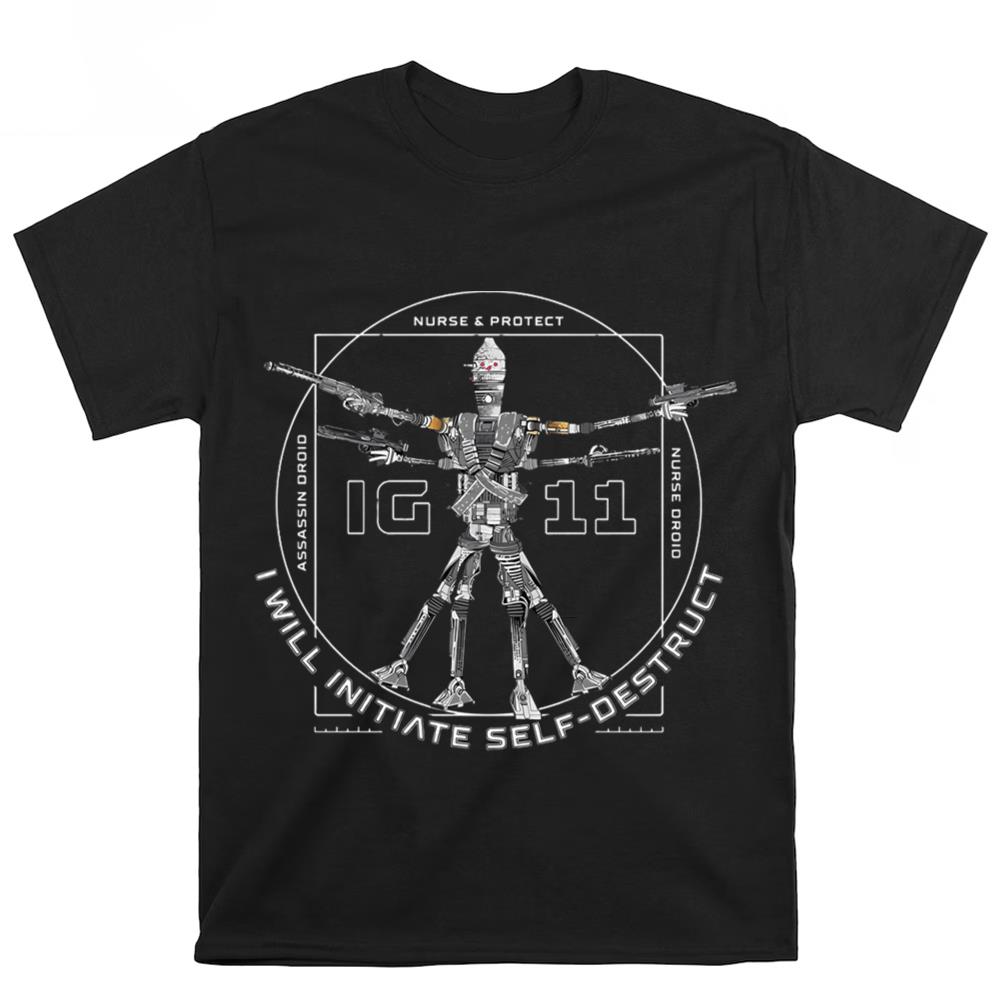 The Mandalorian IG-11 I Will Self Destruct T-Shirt