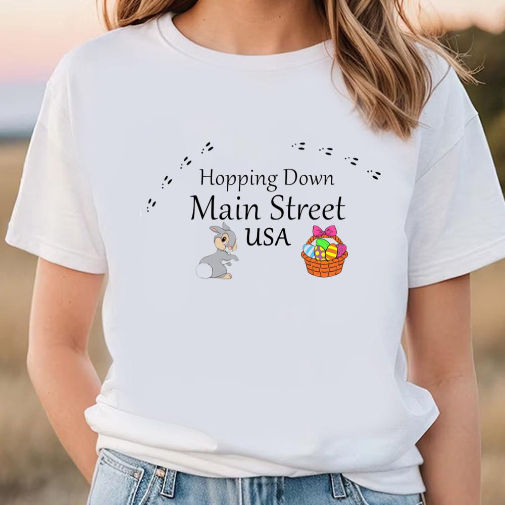 Thumper Disney Hopping Down Main Street Usa Shirt