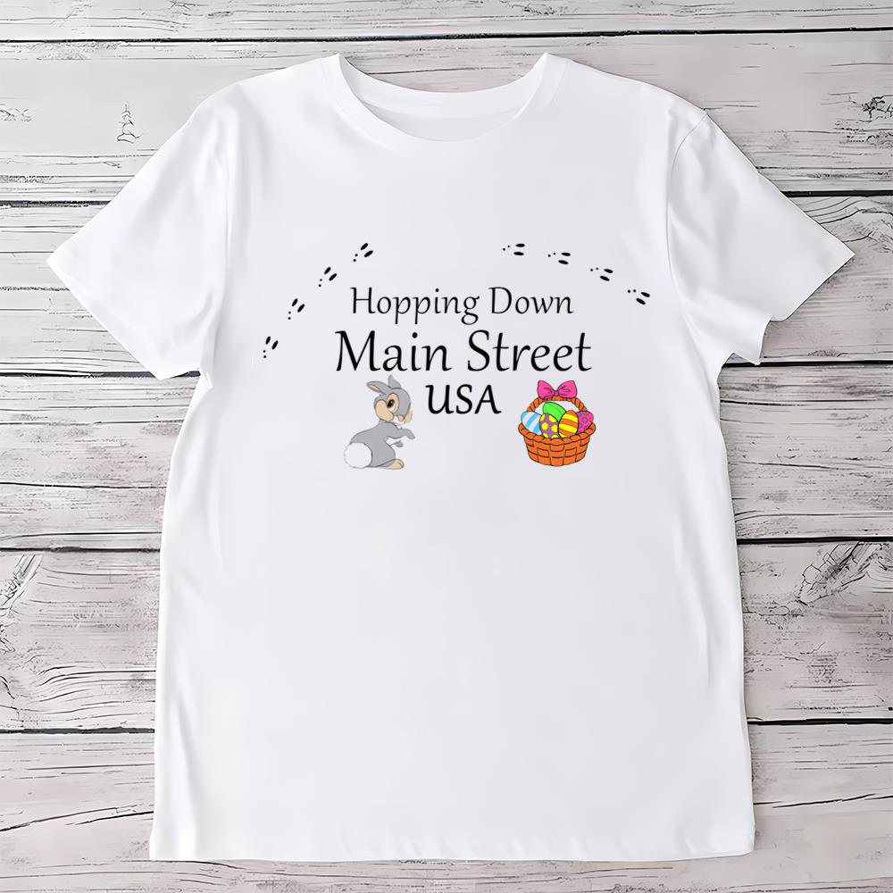Thumper Disney Hopping Down Main Street Usa Shirt