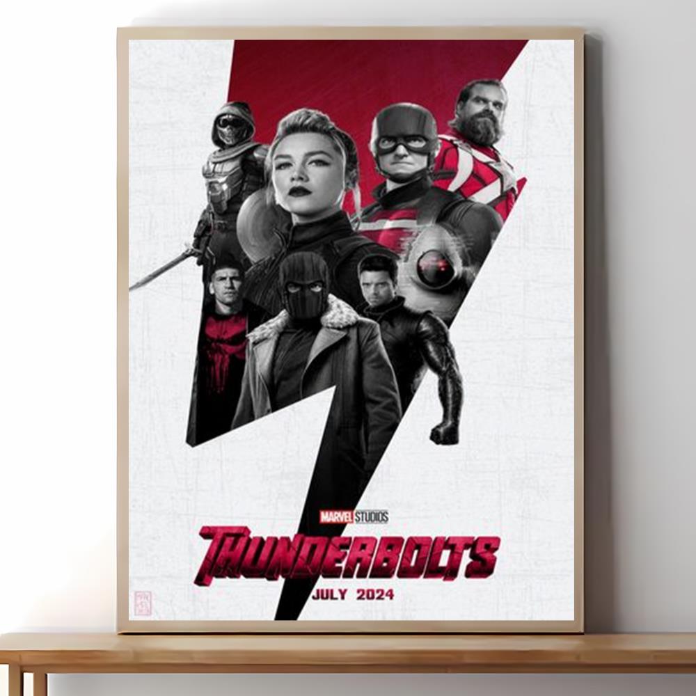 Thunderbolts Movie Poster Wall Art Canvas