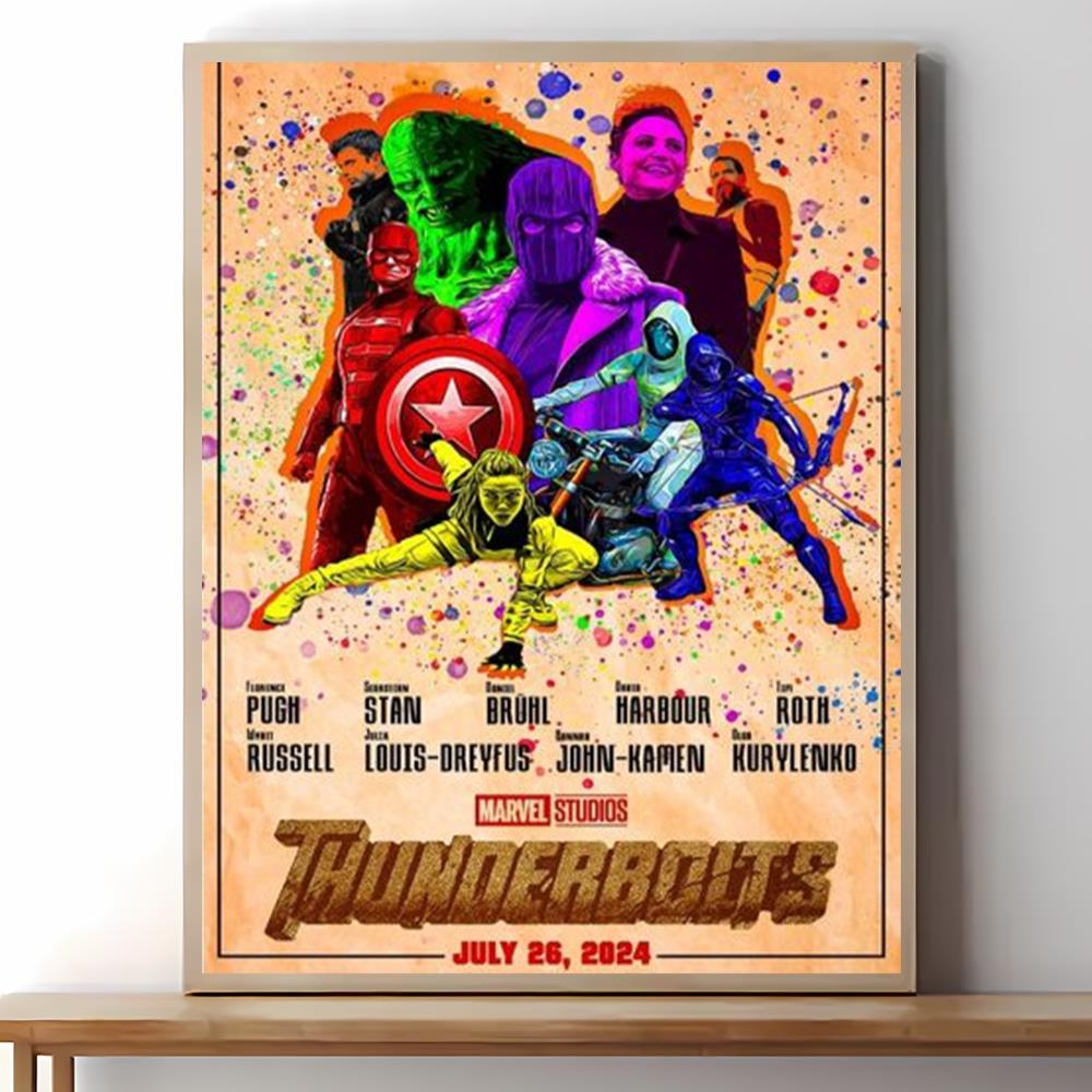 Thunderbolts Movie Poster Wall Art