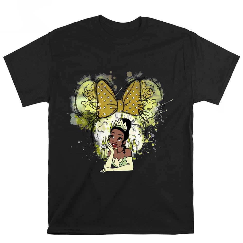 Tiana Mickey Ear Shirt, Tiana Watercolor T Shirt