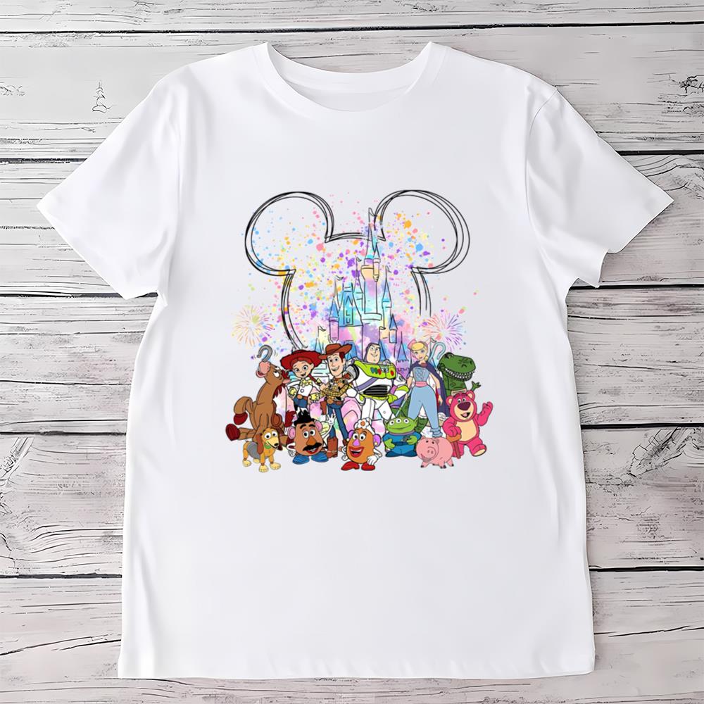 Toy Story Characters Disney Castle Shirt, Toy Story Character Shirt