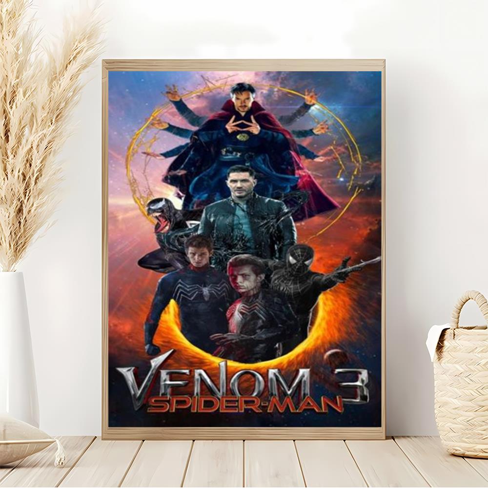 Venom 3 Movie Poster 2024 Wall Art Canvas