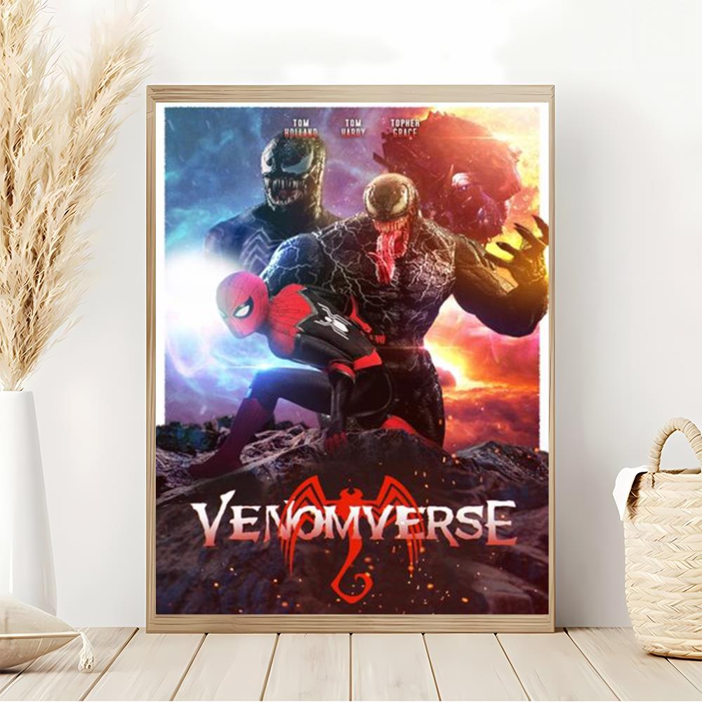Venom 3 Movie Poster Wall Art Canvas