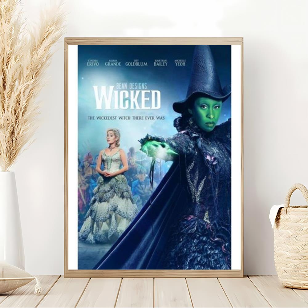 Wicked 2024 Movie Poster Art Print Wall