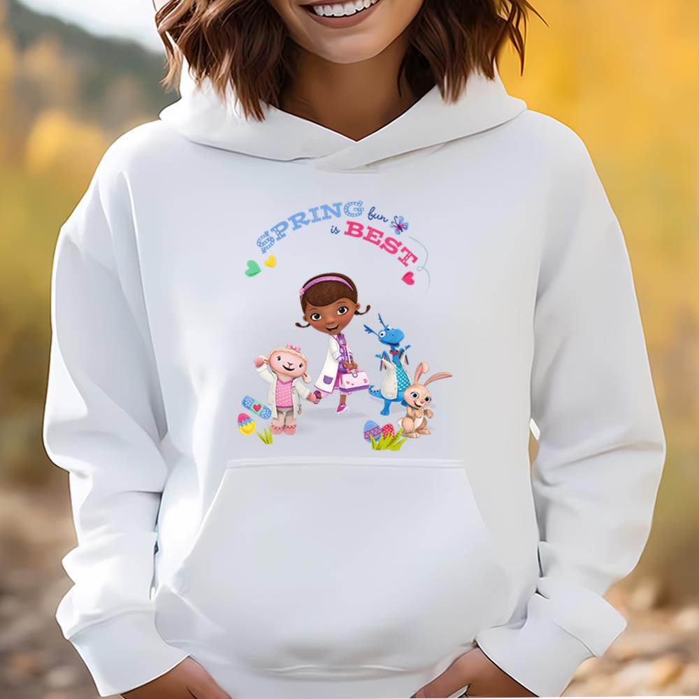 Womens Disney Doc McStuffins Easter Spring Fun T-Shirt