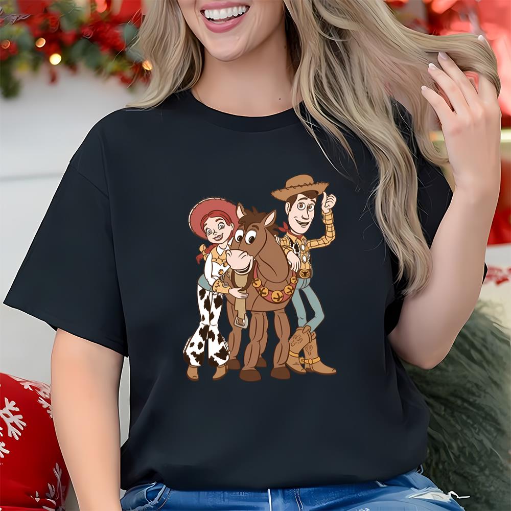 Woody Jessie And Bullseye Shirt, Disney Toy Story Shirt