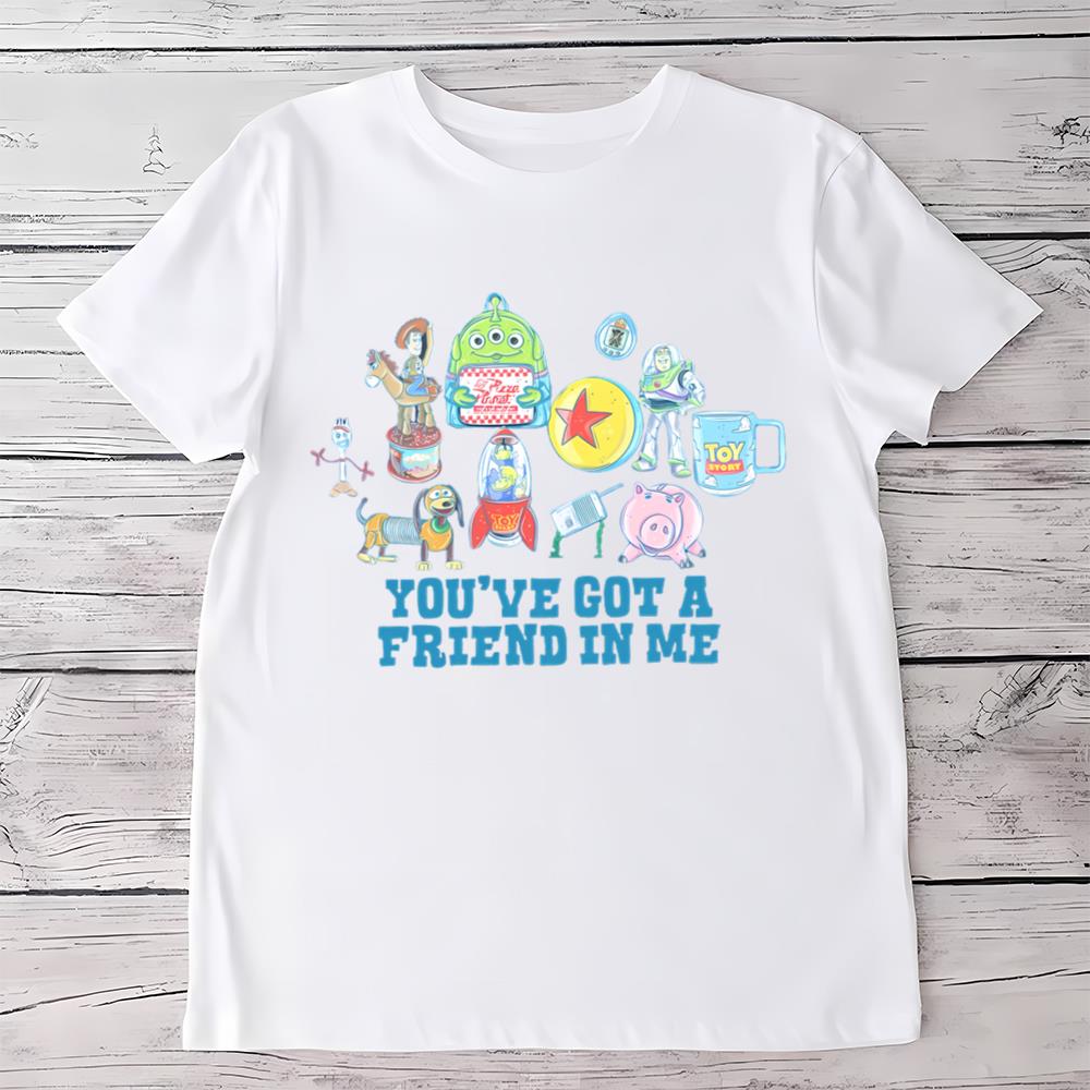You've Got Friend In Me Toy Story Shirt, Disney Toy Story Character Shirt