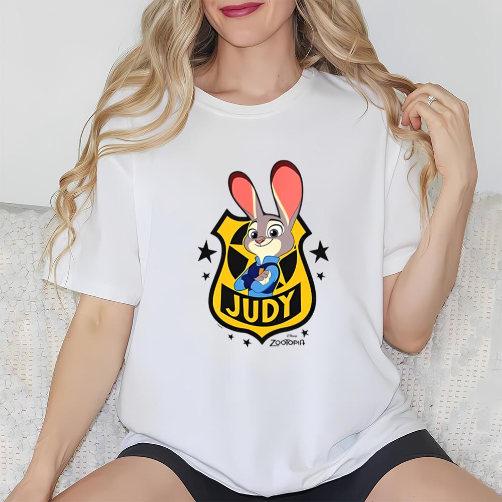 Zootopia Judy Badge T Shirt