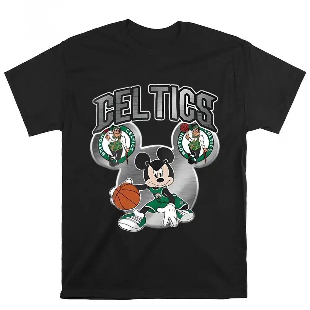 Disney Mickey Boston Celtics Logo T-Shirt